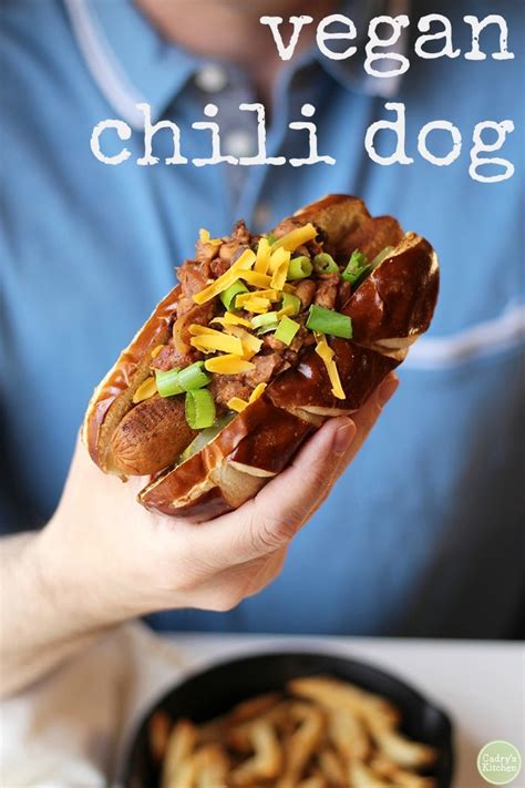 Vegan chili dog: When only a coney will do - Cadry's Kitchen