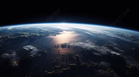 An Image Of The Earth From Space Background, Free Space Pictures ...