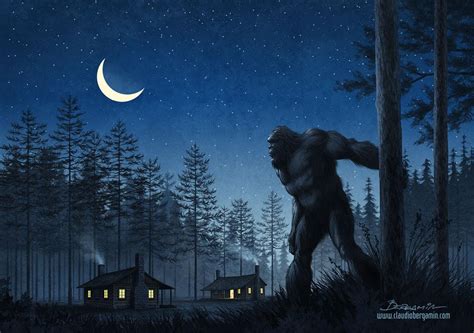 The Art of Claudio Bergamin - Sasquatch Chronicles