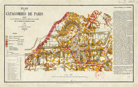 Katakomben Paris-Plan | Katakomben paris, Paris, Karten