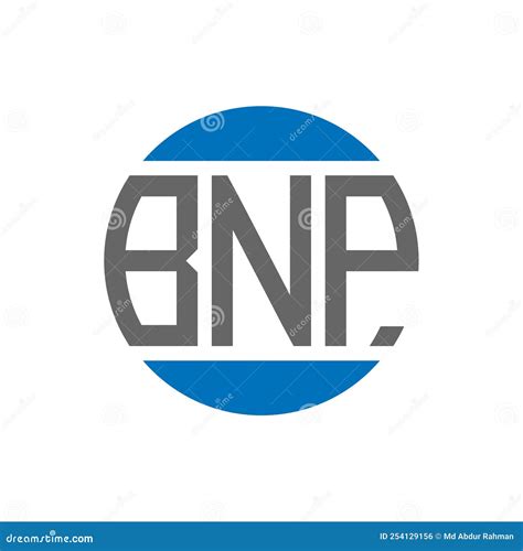 BNP Letter Logo Design on White Background. BNP Creative Initials ...