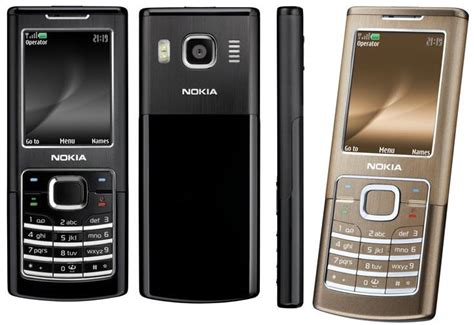 Nokia Announces the Nokia 6500 Classic & 6500 Slide - Cell Phone Digest