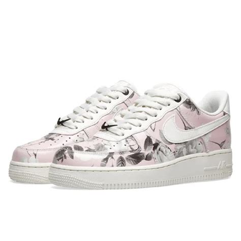 Nike Air Force 1 Pink Floral Sneakers - Gem