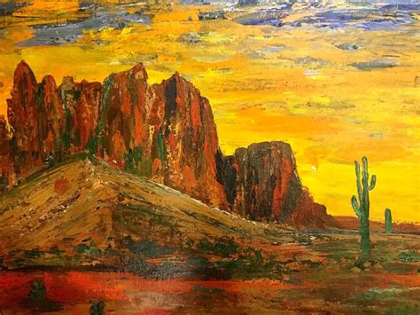 Arizona desert Painting by Andrea Landes - Fine Art America