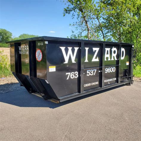 Demolition Dumpster Rental – 20 Yard – 6000lb weight limit | WizardMN