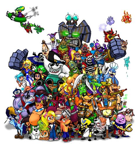 All Crash Bandicoot Characters : r/gaming