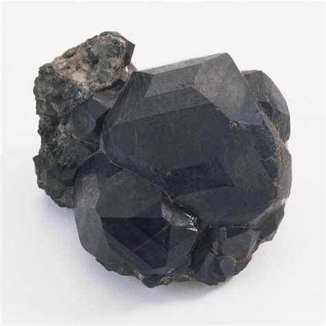 Black crystals occur in nature, such as this specimen of melanite. Borax Crystals, Diy Crystals ...