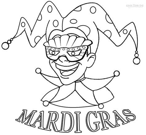 Printable Mardi Gras Coloring Pages For Kids | Cool2bKids