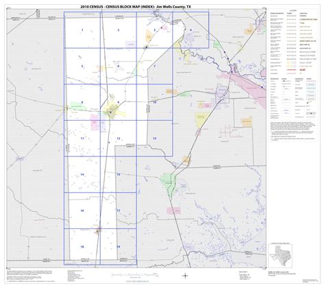 2010 Census County Block Map: Jim Wells County, Index - The Portal to ...