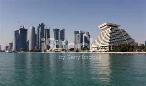 Doha Skyline Stock Photo | Royalty-Free | FreeImages