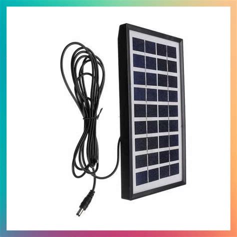 9V 3W Solar Panel Generator Kit Power Storage Portable MP3 FM Radio USB Charger System # ...