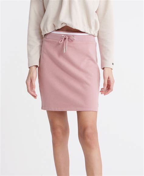 Womens - Summer Sweat Skirt in Soft Pink | Superdry