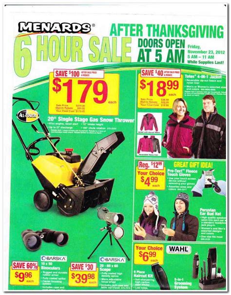 Menards Black Friday Ad is One of the Last Big Ads to Arrive - NerdWallet | Shopping