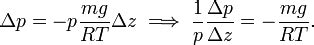 Barometric formula - Knowino