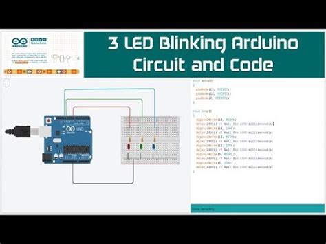 Blinking Led Arduino Circuit Diagram
