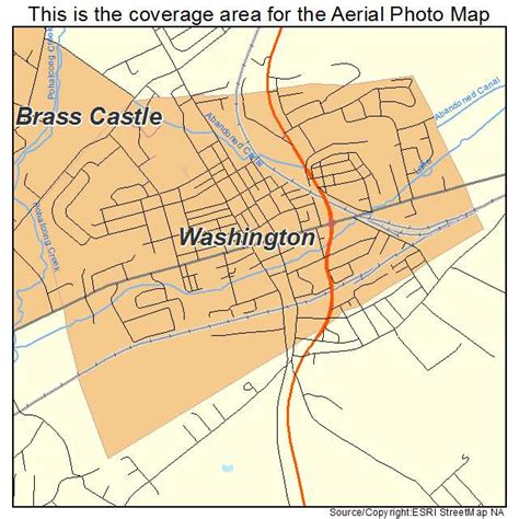 Aerial Photography Map of Washington, NJ New Jersey