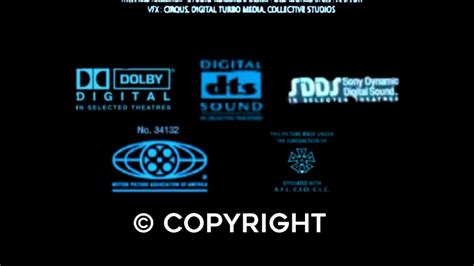 Dolby digital sdds dts mpaa iatse - YouTube