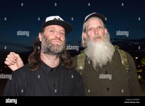 Rock band members of Reef pictured (left) Gary Stringer on vocals and ...