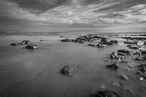 nature, scale, gray, Lyme Regis, black And White, coastline, Coast, 5K ...