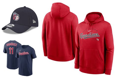 Cleveland Guardians merchandise is now available online on Fanatics ...