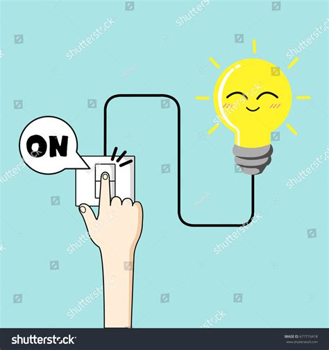 Turn On Light Switch Clipart : Light switch vector collection of ...