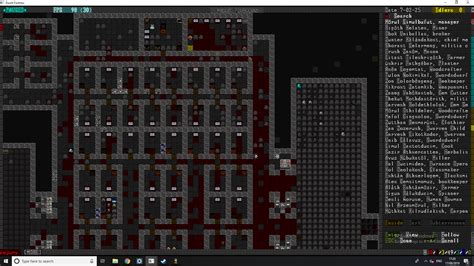 Created a hospital and almost all of my dwarves tended to an injury : r/dwarffortress