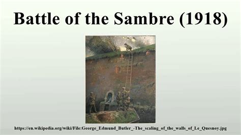 Battle of the Sambre (1918) - YouTube