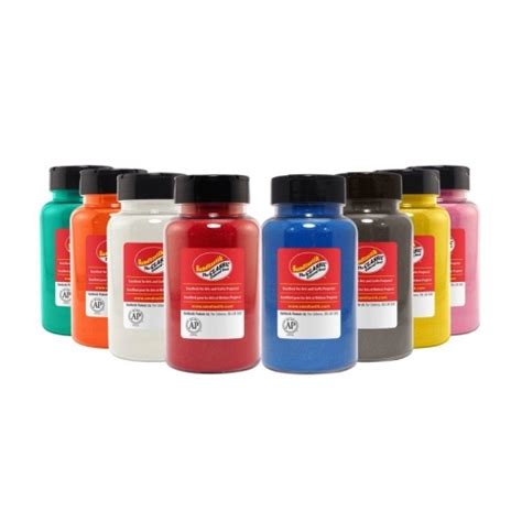 Sandtastik® Rainbow Sand Art Set; 8 pc Refillable Bottle Set