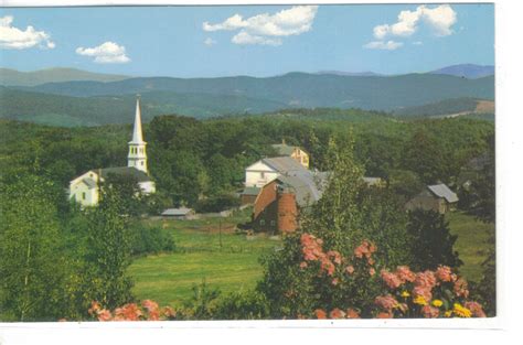 Village Of Peacham - Vermont | Village, Vermont, Green mountain