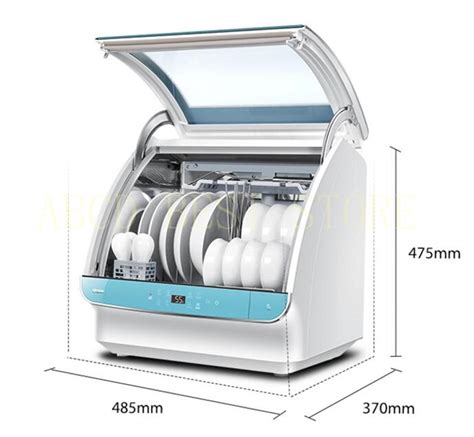 18 Free Standing Mini Countertop Electric Dish washer Hands Free ...