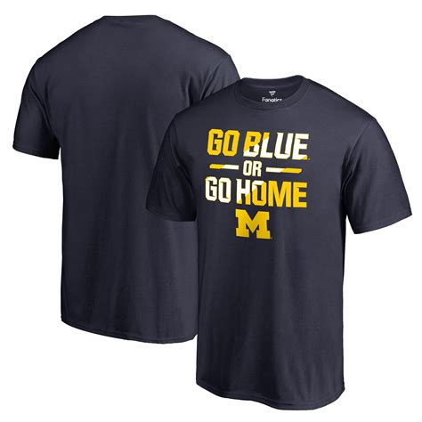 Michigan Wolverines Navy Go Blue Hometown T-Shirt