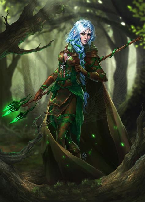 Image result for d&d druid half-elf | Character art, Elf druid, Fantasy girl