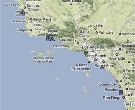 Map Of South California Beaches - New Images Beach - California Beaches ...