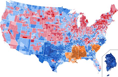 파일:1948 US presidential election results map by county.svg - 제이위키