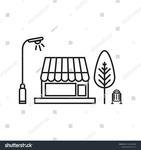 Store Icon Vector Flat Design Stock Vector (Royalty Free) 2141285805 ...