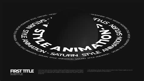 Saturn Text Animation video templates | Artlist