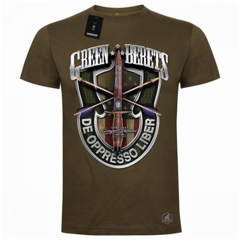 US Army Green Berets koszulka bawełniana - Wojska specjalne - Wojsko - Bawełniane - Koszulki dla ...
