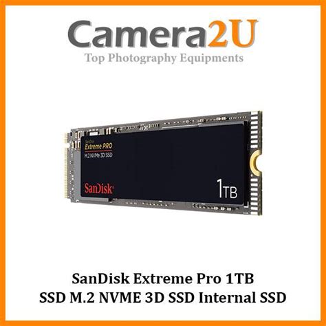 SanDisk Extreme Pro 1TB SSD M.2 NVME 3D SSD Internal SSD | Camera2u ...