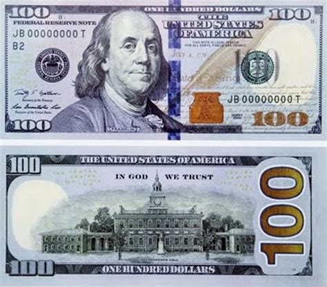Cómo es el nuevo billete de 100 dólares - Cambio Euro Dolar