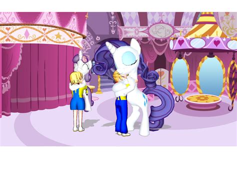 HUGS From Sweetie Belle and Rarity by Tonypilot on DeviantArt