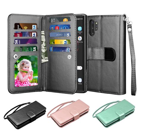 6.8" 2019 Samsung Galaxy Note 10+ 5G Case, Galaxy Note 10+ Wallet Case ...