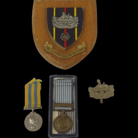 Korean War Medal Pair To Private Shapter Of The Gloucester Regiment ...