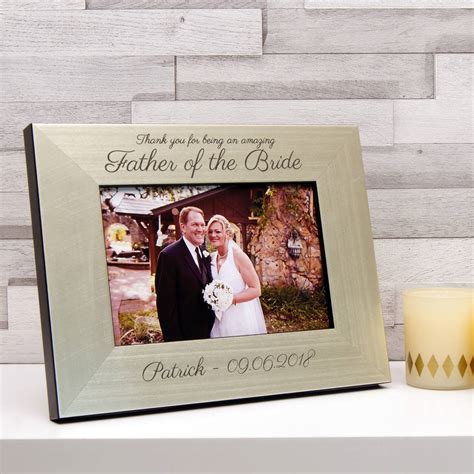 Personalised 'Father Of The Bride Or Groom' Photo Frame By Urban Twist | notonthehighstreet.com