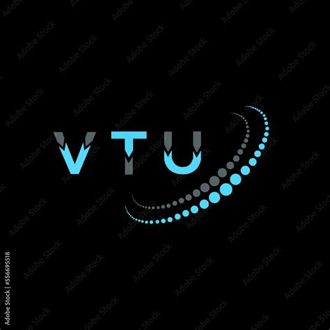 VTU letter logo creative design. VTU unique design. Stock Vector | Adobe Stock