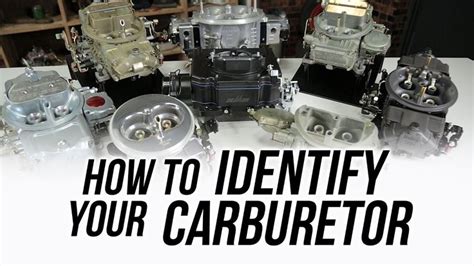 How To Identify Your Holley & Demon Carburetor | Carburetor, Racingjunk ...