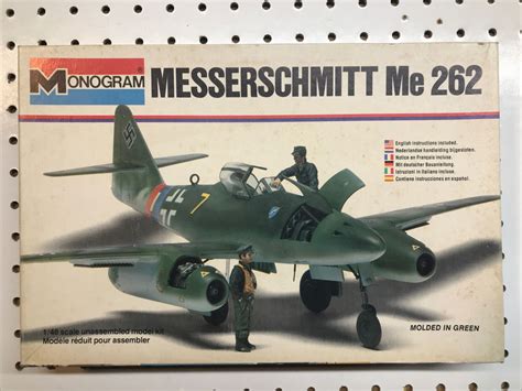 Monogram MESSERSCHMITT Me 262 Model Kit 5410 1/48 Scale | eBay