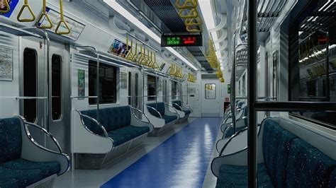 Subway Train Interior 3D model | CGTrader