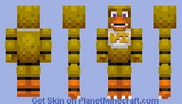 FNAF 1 chica skin Minecraft Skin