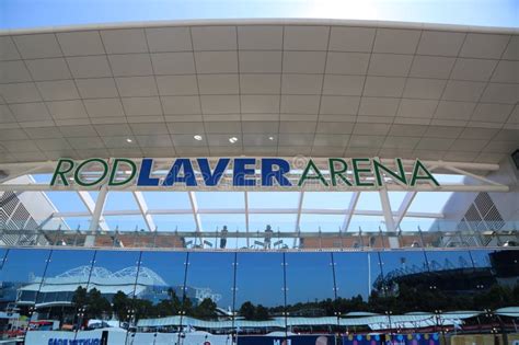 Rod Laver Arena during 2019 Australian Open at Australian Tennis Center in Melbourne Park ...