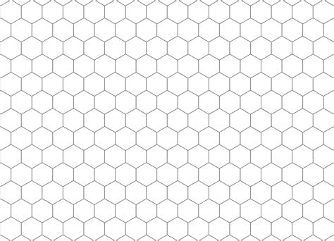 Hexagon Pattern for DIY Journal Cards